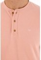 Camiseta Rosada Manga Corta Para Hombre de Tennis