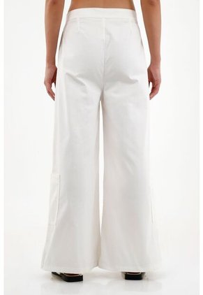 Tennis Pantalón Crudo Tipo Cargo Para Mujer