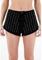 Tennis Short Negro Con Apliques Para Mujer de Tennis