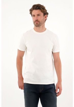 Tennis Camiseta Manga Corta En Tela Jersey Crudo Para Hombre