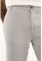 Tennis Pantalón Chino En 100% Lino Gris Para Hombre de Tennis