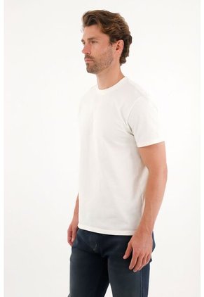 Tennis Camiseta Manga Corta En Tela Jersey Crudo Para Hombre