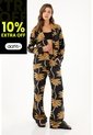 Tennis Pantalón Estampado En 100% Algodón Para Mujer de Tennis