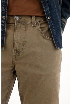 Tennis Pantalón Nudy Tiro Medio Verde Para Hombre