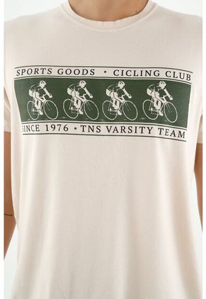 Camiseta Crudo Sports Good Para Hombre