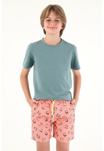 Pantaloneta De Baño Con Estampado Perro Salchicha Para Niño Tennis