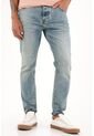 Tennis Jean Skinny Cinco Bolsillos Azul Para Hombre de Tennis