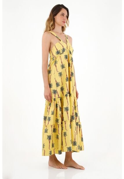 Tennis Vestido Estampado Con Escote En V Para Mujer