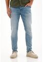 Tennis Jean Skinny Tiro Medio Azul Para Hombre de Tennis