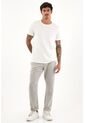 Tennis Pantalón Chino En 100% Lino Gris Para Hombre de Tennis