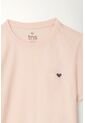 Camiseta Rosada Manga Corta Para Niño de Tennis