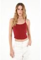 Tennis Camiseta Crop Top Roja Para Mujer de Tennis