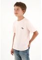 Camiseta Rosada Básica Con Estampado Divertido Para Niño de Tennis