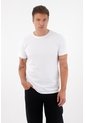 Tennis Camiseta En 100% Algodón Blanca Para Hombre de Tennis