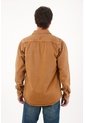 Tennis Chaqueta Tipo Camisa Con Efecto Vintage Café Para Hombre de Tennis