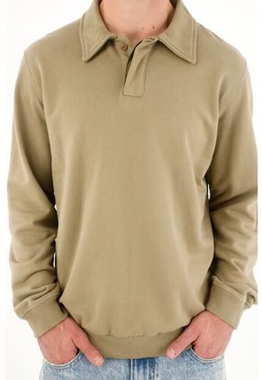 Tennis Buzo Tipo Polo Verde Para Hombre