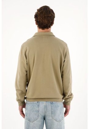 Tennis Buzo Tipo Polo Verde Para Hombre