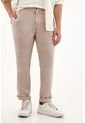 Tennis Pantalón Chino En 100% Lino Café Para Hombre de Tennis