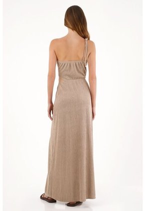 Tennis Vestido Con Cut Out Y Textura Crudo Para Mujer