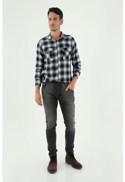 Jean Gris Oscuro Para Hombre - Compra Ahora | Dafiti Colombia