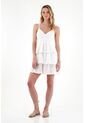 Tennis Vestido Blanco En Ojalillo Para Mujer de Tennis