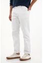 Tennis Jean Recto Cinco Bolsillos Blanco Para Hombre de Tennis