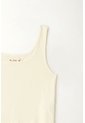 Tennis Camiseta Manga Sisa Crudo Con Textura Suave Para Mujer De Silueta Ajustada de Tennis