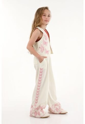 Pantalón Con Estampado De Mariposas Para Niña Tennis