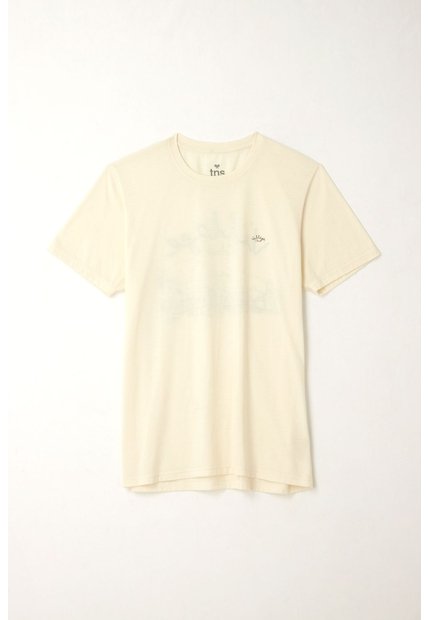 Tennis Camiseta Básica Crudo Con Estructura Suave Para Hombre