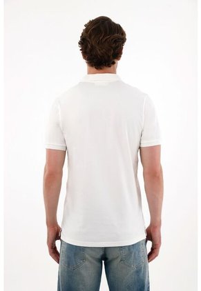 Tennis Polo En Tela Piqué Licra Crudo Para Hombre