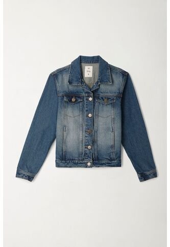 Tennis Chaqueta Azul En Denim Para Mujer Tennis