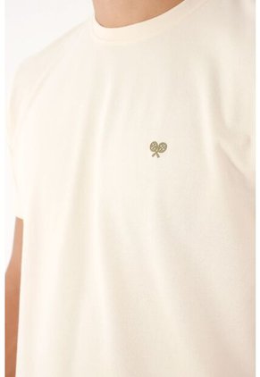 Tennis Camiseta En Tela Piqué Crudo Para Hombre