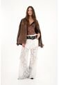 Tennis Pantalón Wide Leg Crudo En Encaje Para Mujer de Tennis
