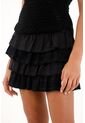 Tennis Falda Corta Negra Con Boleros Para Mujer de Tennis