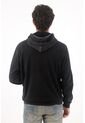 Tennis Buzo Regular Fit Con Efecto Lavado En Algodón Negro Para Hombre de Tennis