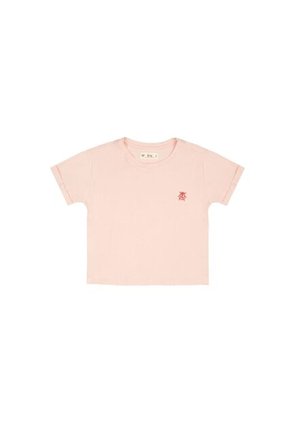 Camiseta Básica Rosada Para Niña