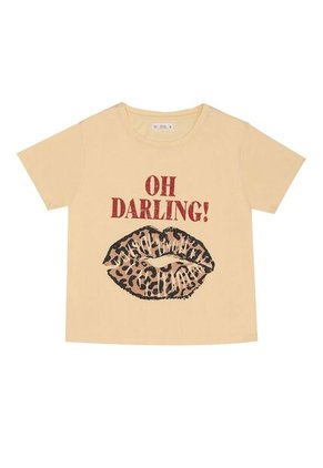 Tennis Camiseta Regular Fit Amarilla Para Mujer