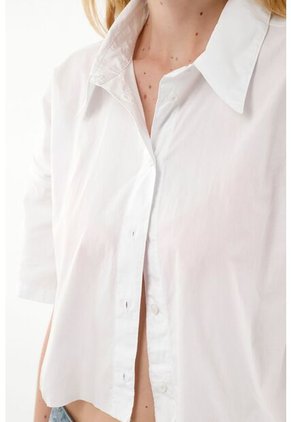 Tennis Camisa Clásica De Manga Corta Blanca Para Mujer