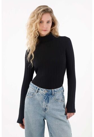 Tennis Camiseta Cuello Tortuga Para Mujer Tennis