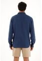 Tennis Camisa Azul Manga Larga Para Hombre de Tennis