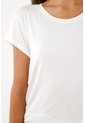 Tennis Camiseta Manga Corta Blanca Para Mujer de Tennis