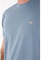 Tennis Camiseta Para Hombre De Algodón Azul Regular Con Icono De Raquetas de Tennis
