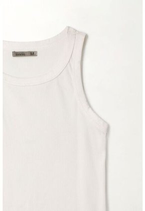 Tennis Camiseta Blanca Manga Sisa Para Mujer
