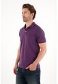 Tennis Polo En Tela Piqué Licra Morada Para Hombre de Tennis