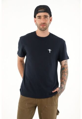 Tennis Camiseta Negra En 100% Algodón Para Hombre Tennis