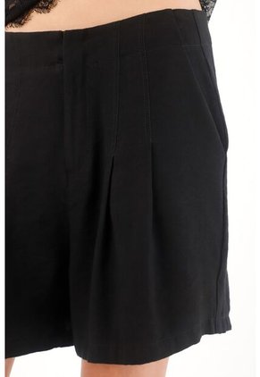 Tennis Short Tipo Sastre Negro Para Mujer