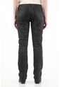 Tennis Jean Recto Tiro Alto Negro Para Mujer de Tennis
