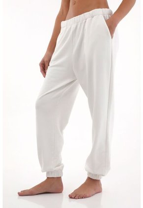 Tennis Pantalón De Pijama Tipo Jogger Crudo Para Mujer