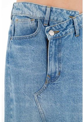 Tennis Falda Midi Azul Para Mujer