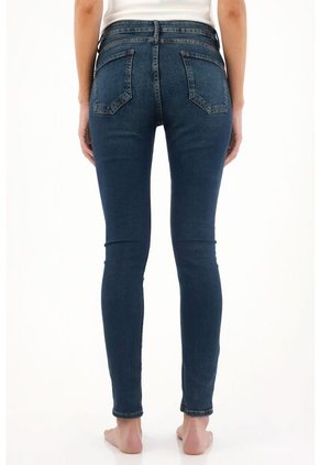 Tennis Jean Super Slim Azul Para Mujer